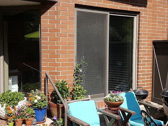 300 sqft patio that open into a courtyard!