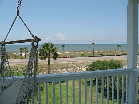 Gulf View from Covered Deck of Living Room
