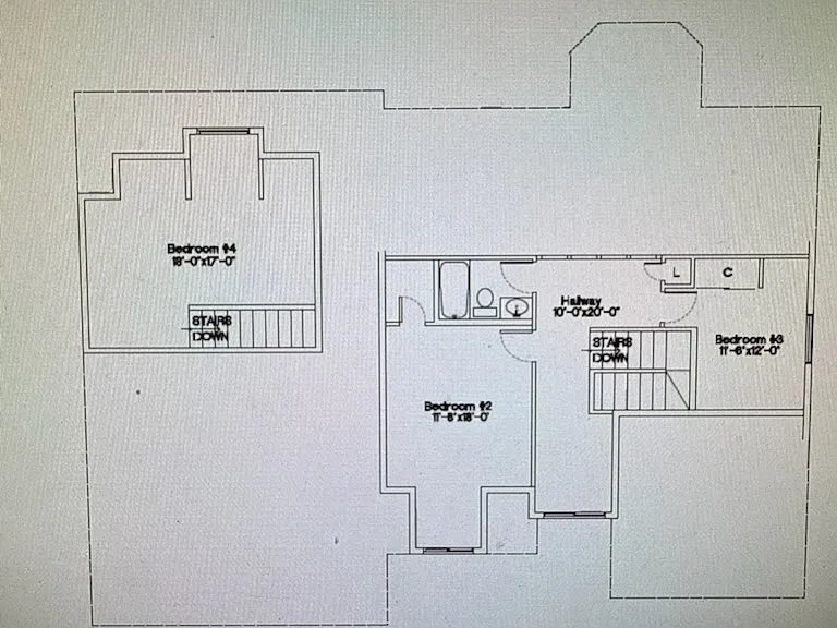 UPSTAIRS FLOOR PLAN AFTER REMODEL