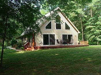 The north side of the house