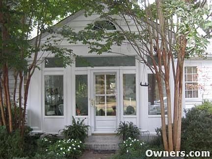 The front of the house