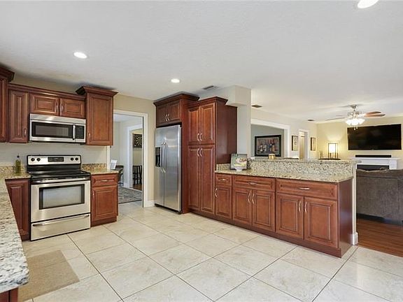 Kitchen with Granite Counters and Stainless Appliances