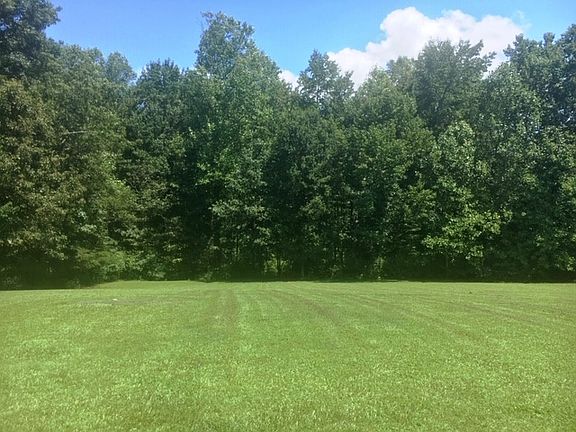 Back yard extends past trees