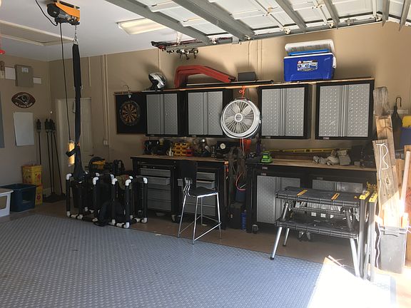 Garage work area