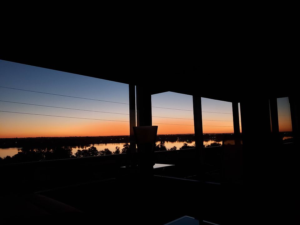 Sunrise from the couch