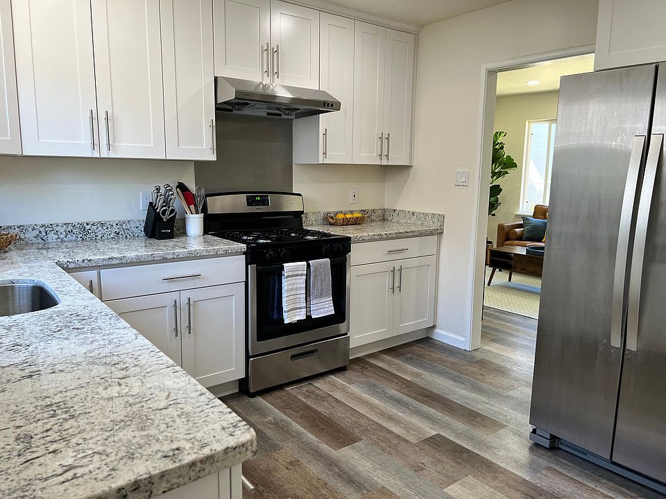 New kitchen with all new appliances. Gas stove and full size fridge