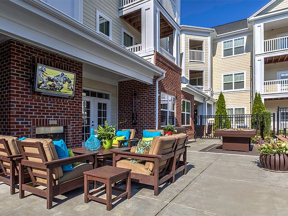 Entertain guests outside at the poolside lounge