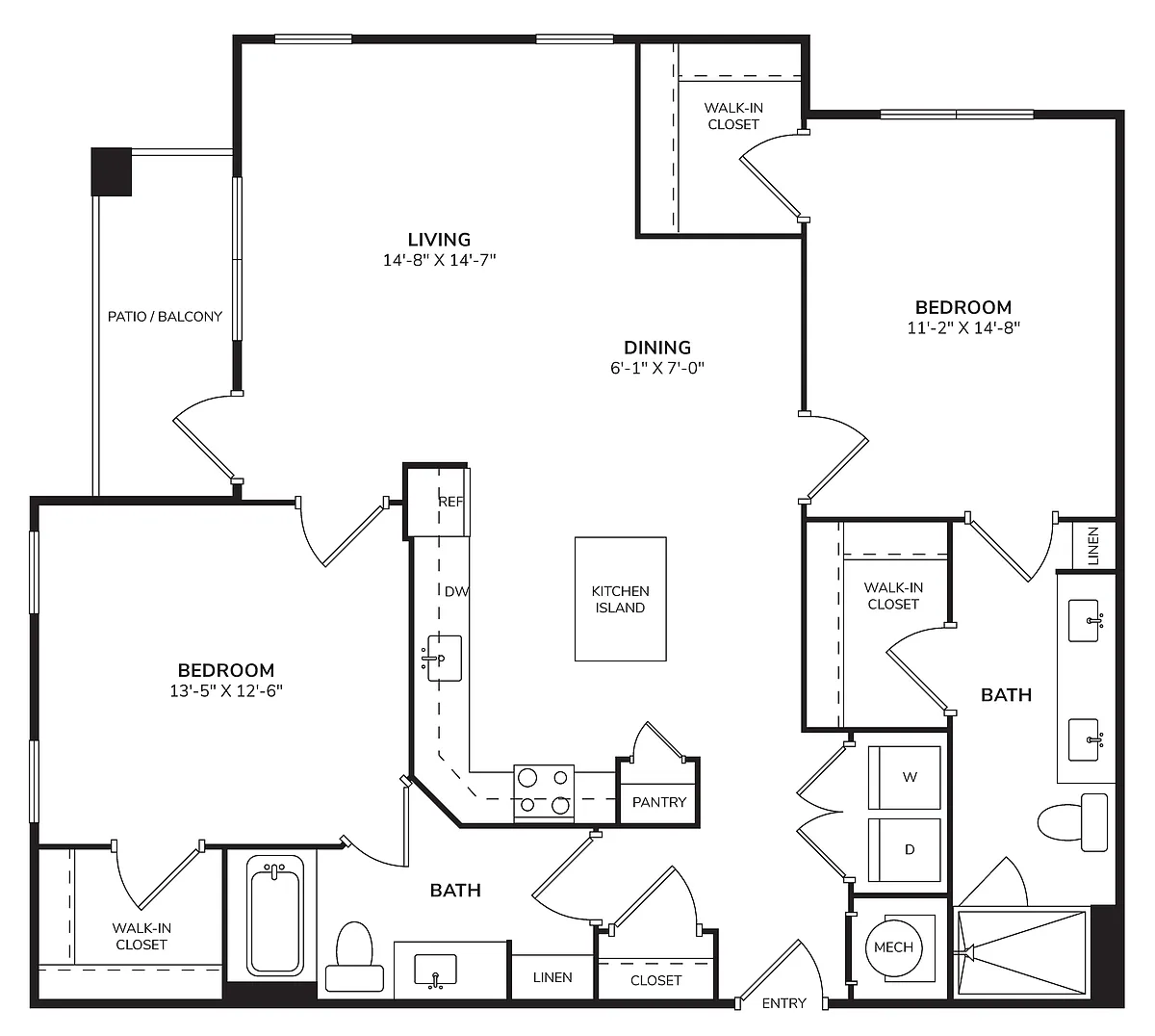 Floor plan B3