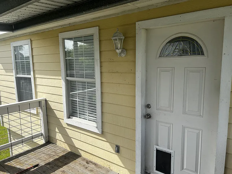Front Door and Deck