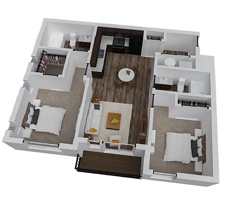 Floor plan 2 x 2 Floor Plans