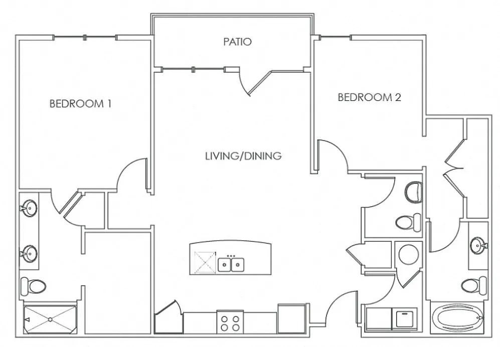 Floor plan E1