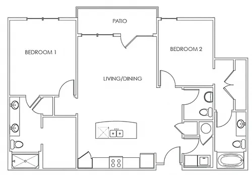 Floor plan E1