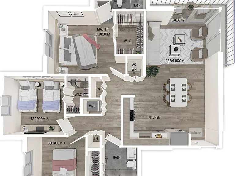 C.6 floor plan Century Town Center