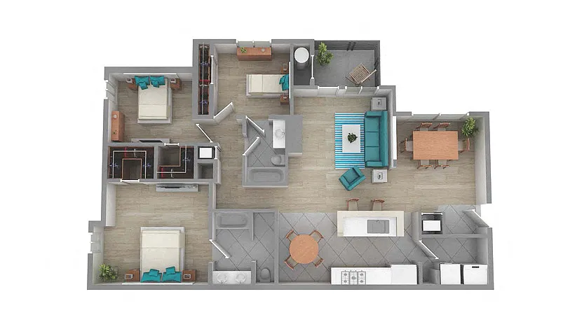 Floor plan C1