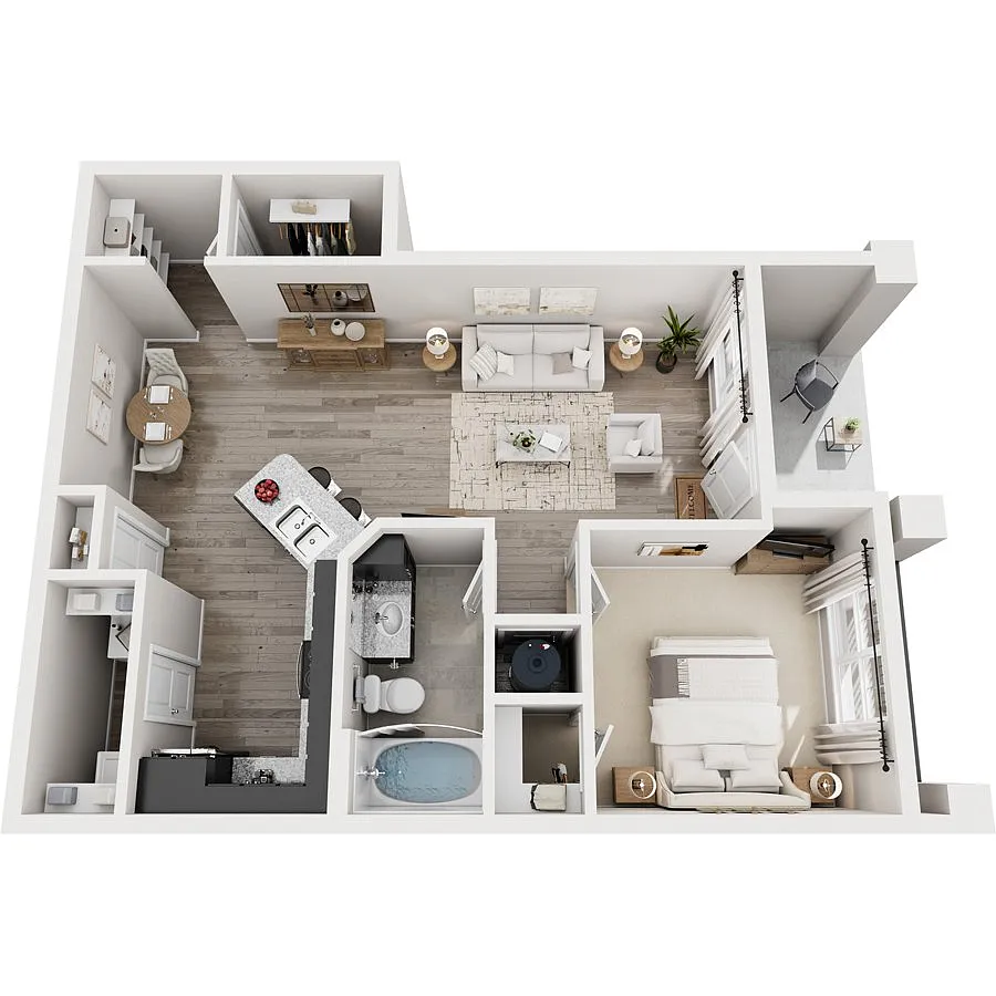 Floor plan 1H