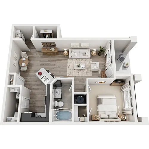 Floor plan 1H