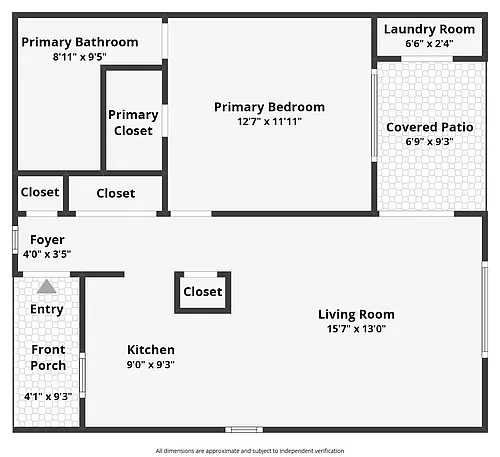 Floor plan One Bedroom