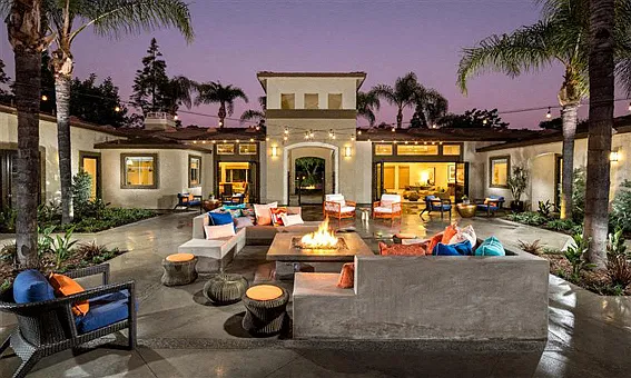 Twilight Outdoor Seating