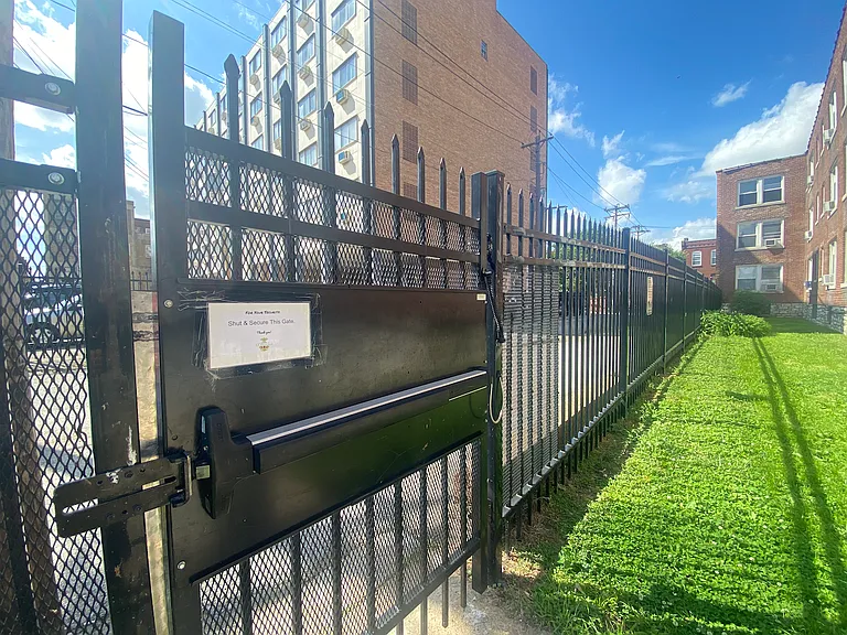 Fenced area for pets. Make sure to pick up poop!