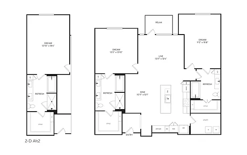 Floor plan 2Da2