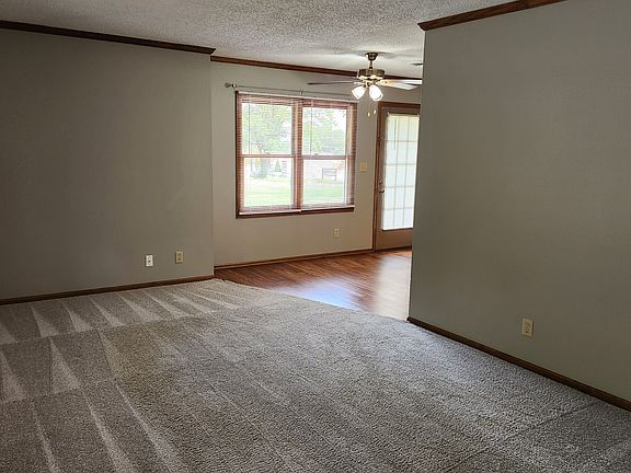 living room from front door. It's normally brighter than this picture shows.