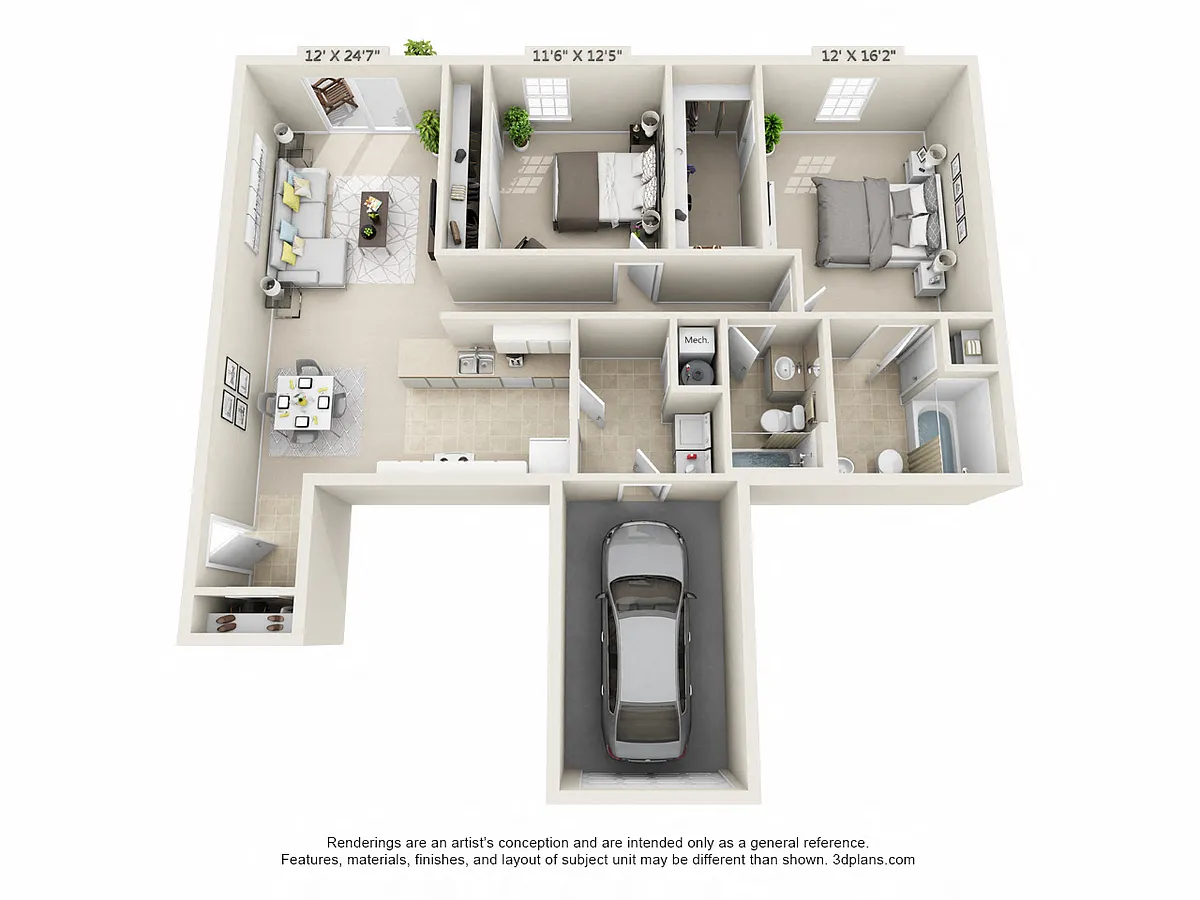 Floor plan Freedom (Patio)
