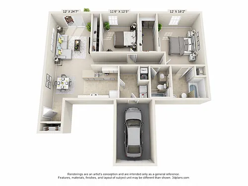Floor plan Freedom (Patio)