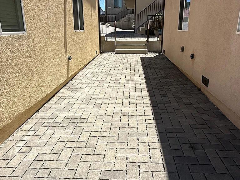 Alley between homes