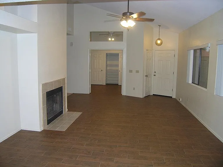 Living room and den