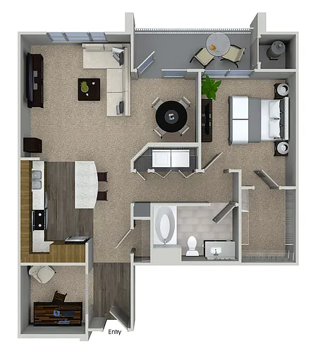 Floor plan A1D Den