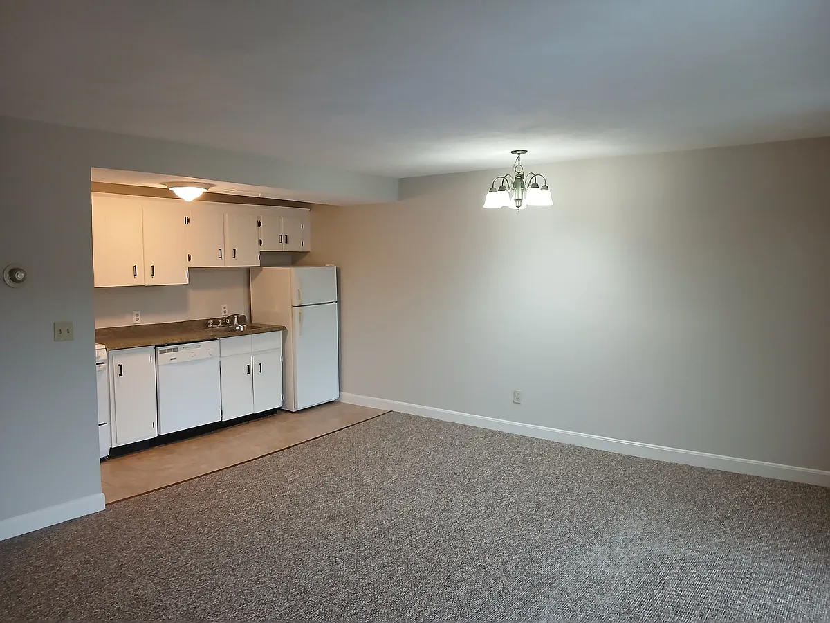 kitchen area and partial living space - 170 Highland St #309