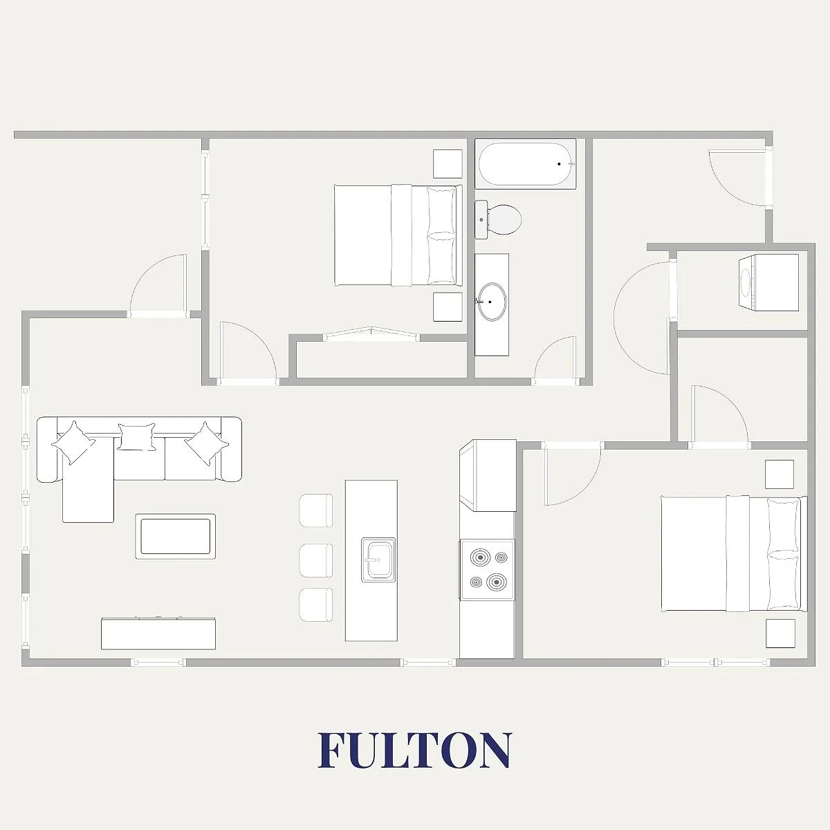 Floor plan Fulton