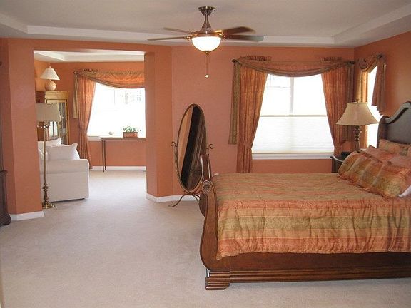 Master Bdrm. w/sitting area and deck