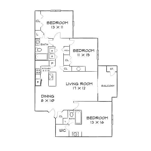 Floor plan Design 3A20