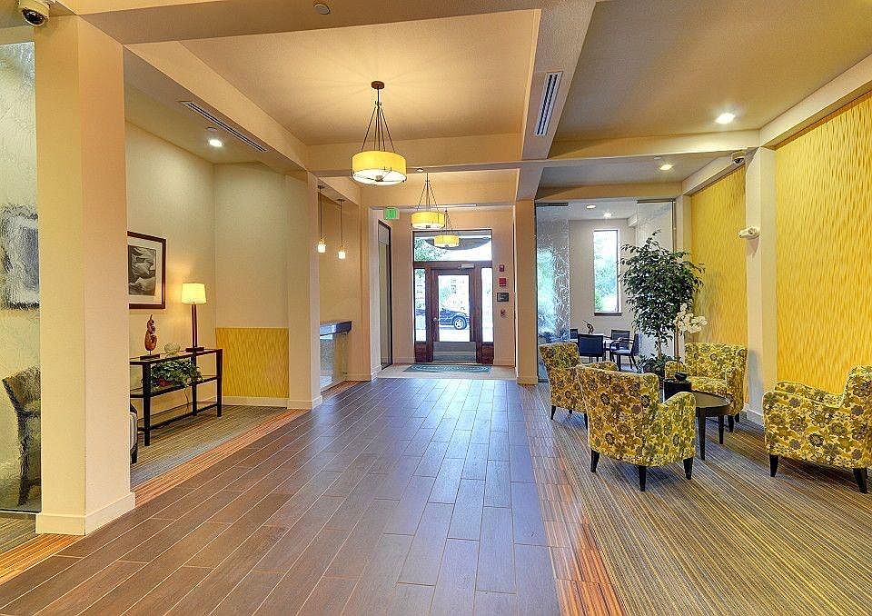 Secured lobby with building manager to help with packages.