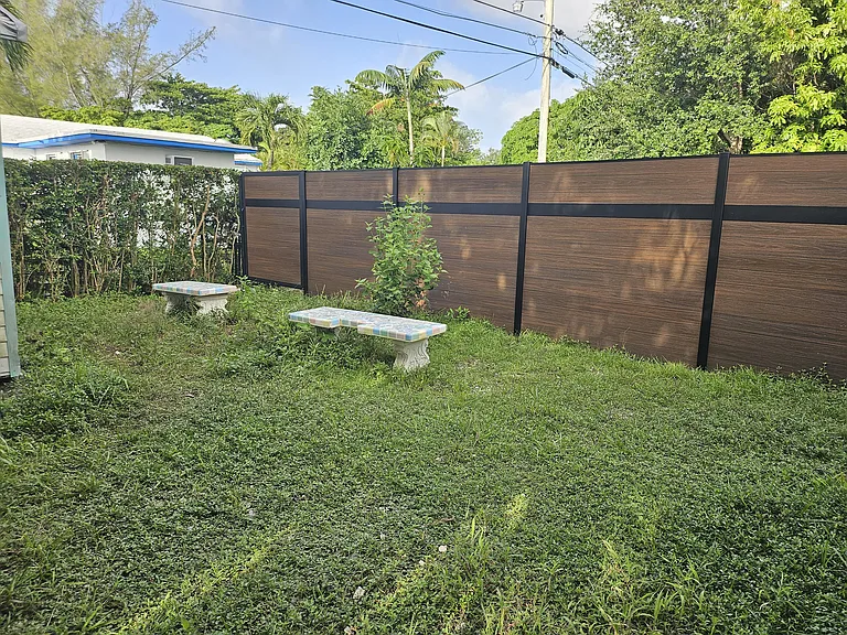Private fenced backyard. Perfect for pet