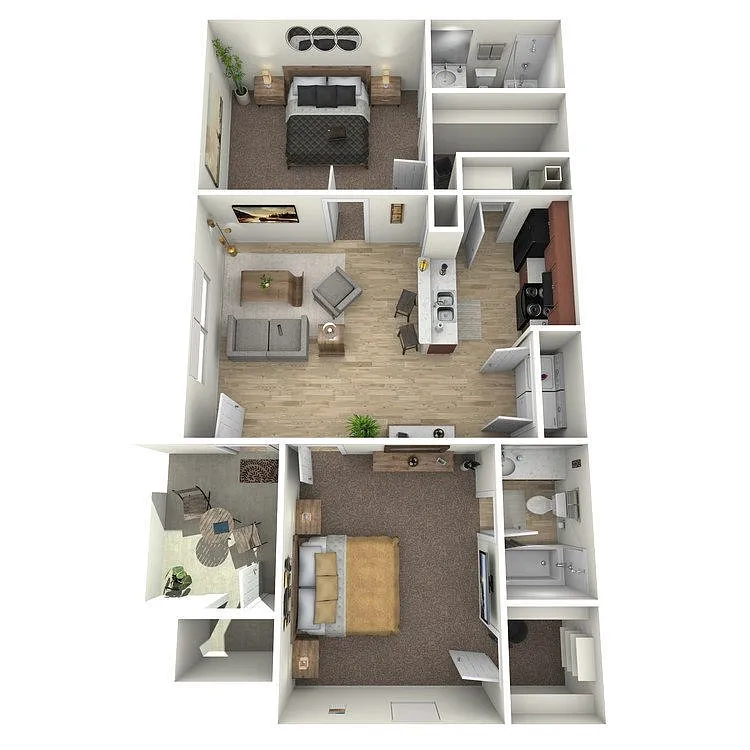 Floor plan 2X2