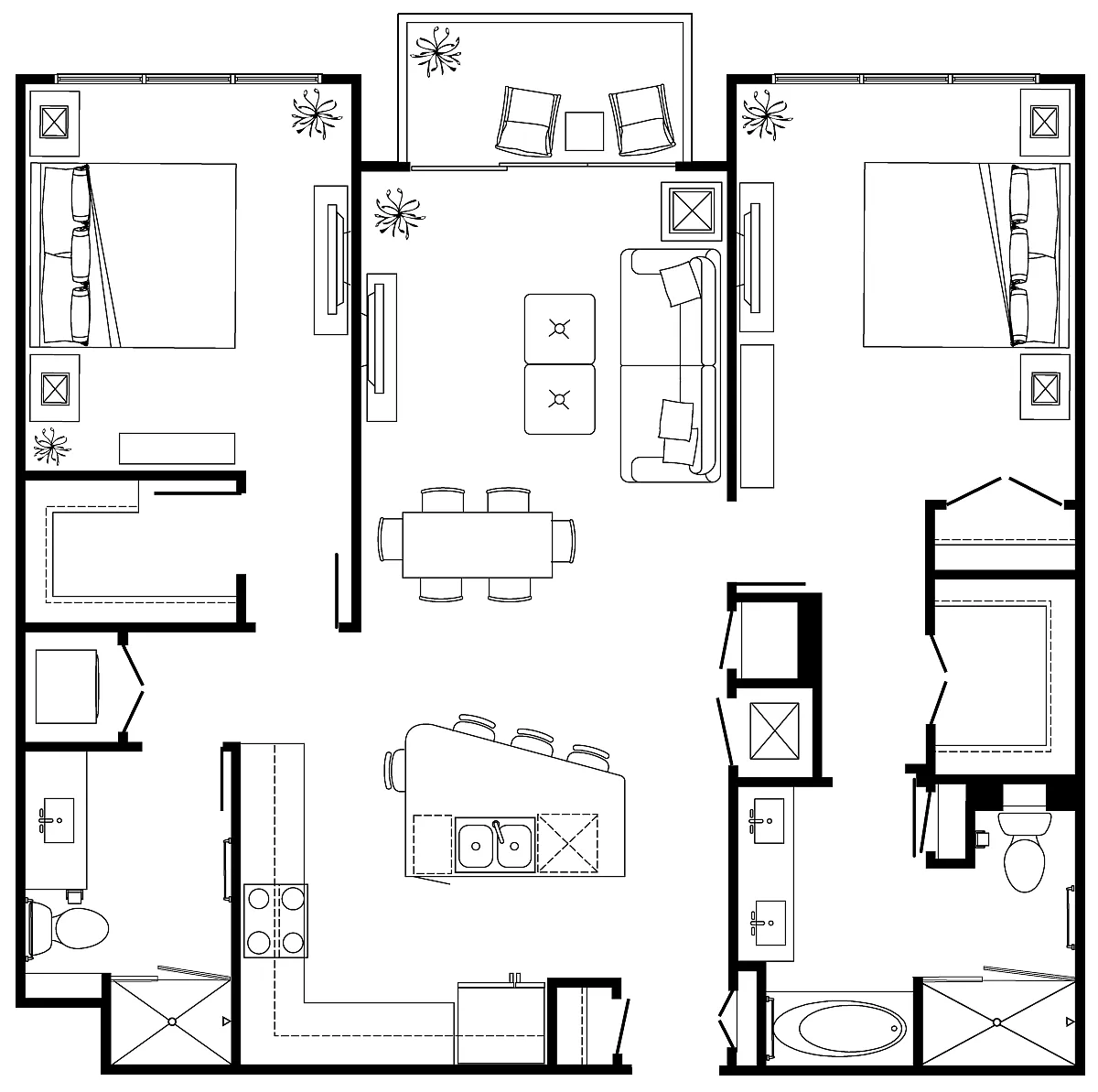 Floor plan G