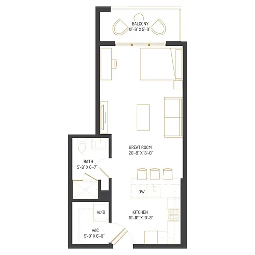 Floor plan A13