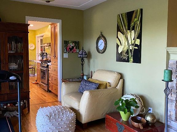 Reading corner overlooking the river
