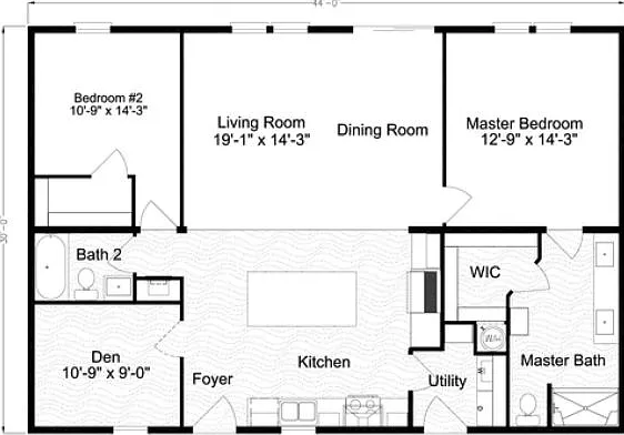 3 bed, 2.0 bath, 1380 sqft, $2,500 — Photo 3