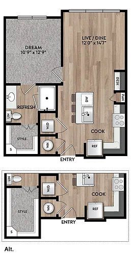 Floor plan A13
