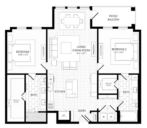 Floor plan B12