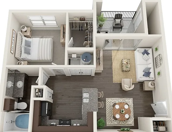 A2 One Bedroom One Bathroom 695 sqft A2 One Bedroom One Bathroom 695 sqft