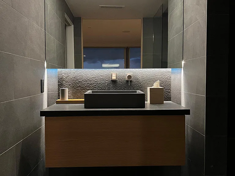 Elegant Japanese-Inspired Contemporary Vanity with Minimalist Design