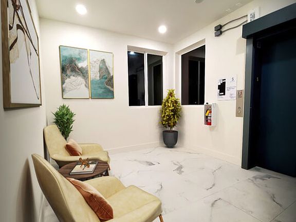 Elevator Lobby Virtually Staged