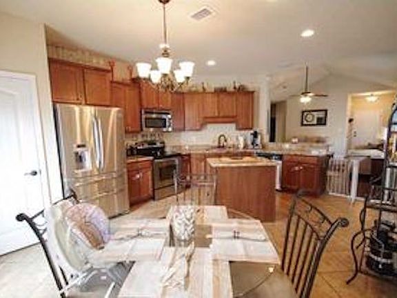 Open Granite Kitchen