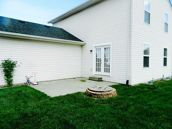 French doors from living room on to the patio