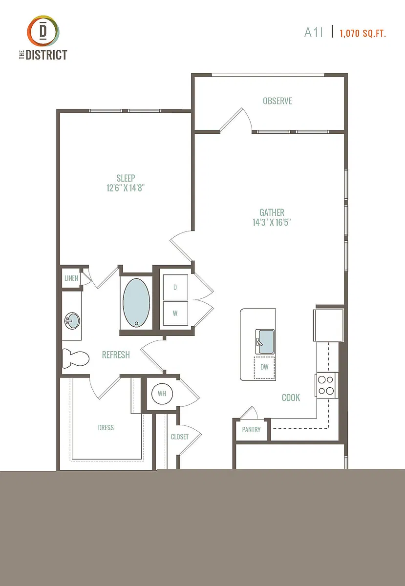 Floor plan A1L