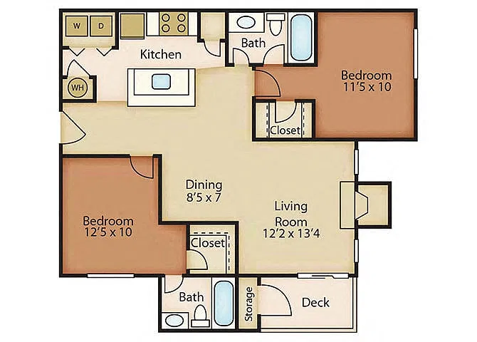 Floor plan Brittany Redwood Reno